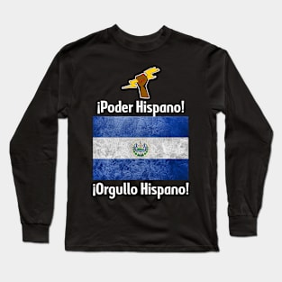 Salvadoran Power! Salvadoran Pride! T-shirts for Women! Long Sleeve T-Shirt